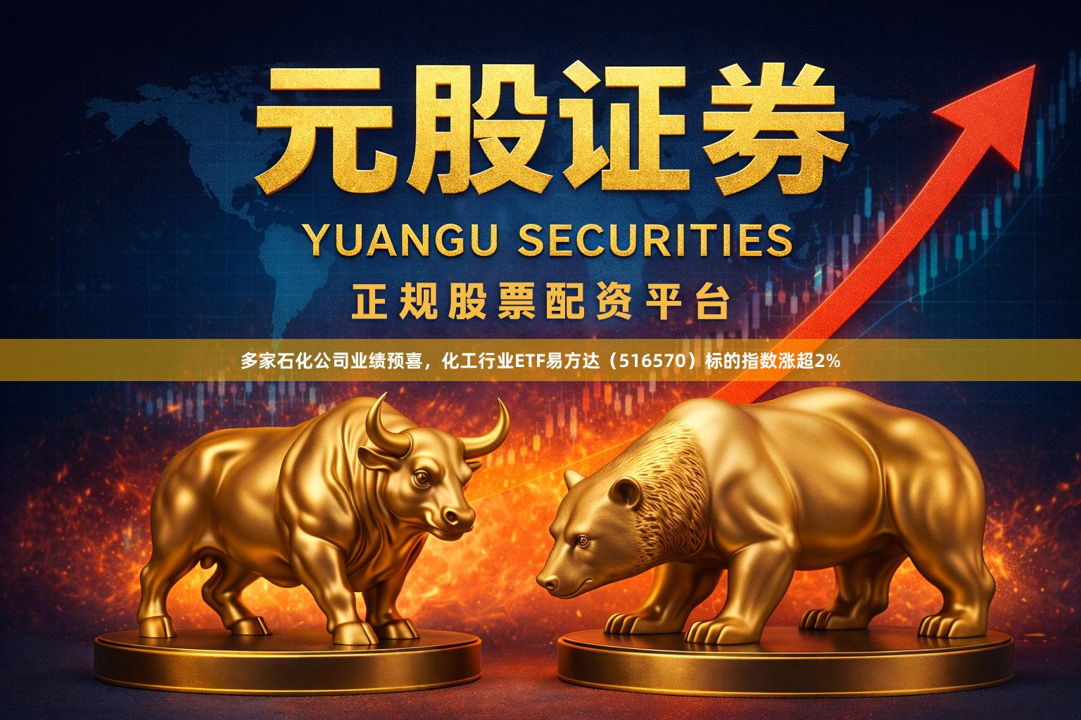 多家石化公司业绩预喜，化工行业ETF易方达（516570）标的指数涨超2%