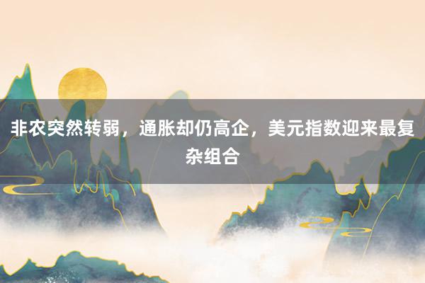 非农突然转弱，通胀却仍高企，美元指数迎来最复杂组合