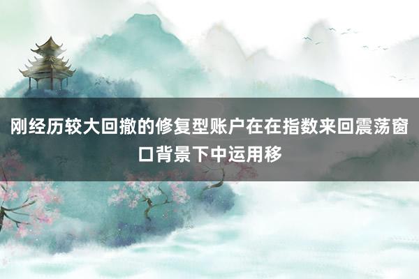 刚经历较大回撤的修复型账户在在指数来回震荡窗口背景下中运用移