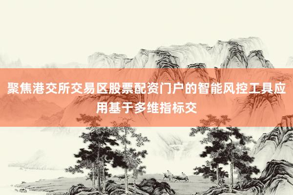 聚焦港交所交易区股票配资门户的智能风控工具应用基于多维指标交